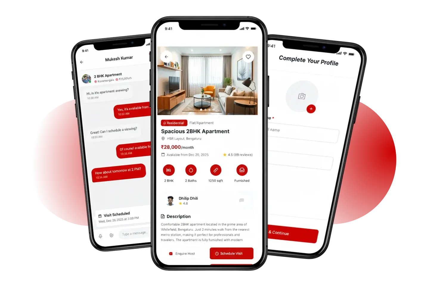 HIRE mobile app showcase